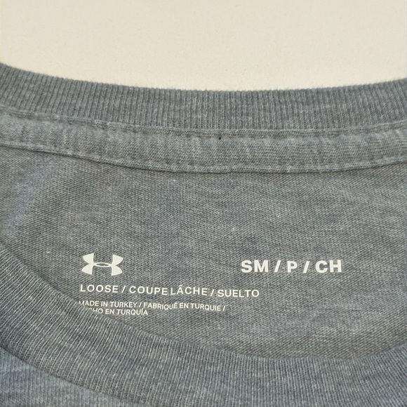 Men’s Under Armour Freedom Banner Gray T-Shirt American Flag Graphic S - Picture 4 of 14